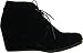 Forever Link Womens Patricia-01 Lace Up Faux Suede Ankle Wedge Booties