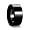 PORTLAND Flat Polished Finish Black Tungsten Ring - 10mm - FREE Engraving, FREE Expedited Shipping & FREE Lifetime Warranty