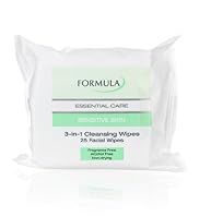 Formula Essential Care Sensitive Skin 3-in-1 Cleansing Facial Wipes