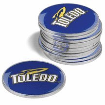 Toledo Rockets Golf Ball Marker Pack)