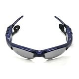2 GB Sunglasses Digital MP3 Player with Polaroid Mirror Lens Blue Color