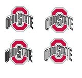 Innovative Adhesives I-FN-OHIO STATE Fan-A-Peel Temporary Tattoo-Sticker
