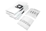 Microfabric Dust Bags For Miele G N Hoover Vacuum Cleaner Pack of 10 + 2 filters