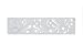 Present Time Accessories Hanger white leaves 60cm x 15cm designed by Jette Scheib