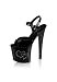7 1/2 Inch Ankle Strap W/Rs-Embedded Double Hear
