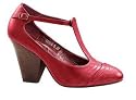 Pumps von chillany aus Ziegenleder in Rot