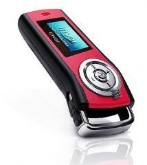 iriver T 10 Tragbarer MP3-Player 512 MB rot
