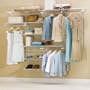 Rubbermaid 3H89 Configurations 4-to-8-Foot Deluxe Custom Closet Kit, White