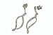 Silver Diamond Drop Earrings