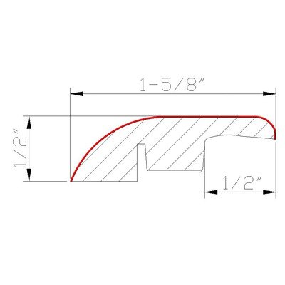 94 Laminate Reducer in Sandalwood