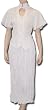 Heart Neck Short Sleeve Bridal Blouse and Broomstick Skirt Set