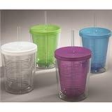 UPC 070652000048 product image for Arrow Plastics Mfg. 00004 14 oz. Tumbler With Lid-Straw | upcitemdb.com