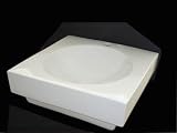 Super Modern Top Mount Square White Vessel Sink & Drain