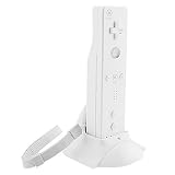 Charging Station w/ Rechargeable Battery for Nintendo Wii Remote Control, White