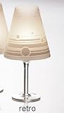 Wine Glass Lamp Shades Retro Design 4 pk