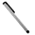 Stylus Pen CLIP for Apple iPhone, iPod Touch (Metal Silver Body, Black Ends)