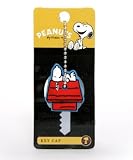 Key Cap - Snoopy - Dog House Key Chain Peanuts PVC