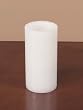 Pack of 6 White Battery Operated Flameless LED Wax Pillar Candles 6"