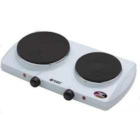 ELECTRIC TWIN HOB HOTPLATE HOT PLATE COOKER PORTABLE