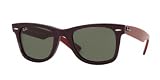 RAY BAN 2140 ORIGINAL WAYFARER 966 DARK VIOLET PLASTIC SUNGLASSES by 