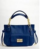 31pPFdDVMcL. SL160  Coach Kirstin Leather Business East West Satchel Bag Handbag Tote 14758 Blue