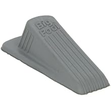 Impact 7263 Rubber Regular Door Stop, 4-1/2" Length x 2-1/8" Width x 1-1/4" Height, Gray (Case of 12)