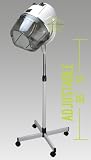 Floor Bonnet Stand Up Hair DRYER Hood Rolling Base Beauty Salon Equipment Wheels
