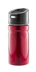 Stainless Steel Thermal Water Bottle - 12 oz Licorice Red with Pop Lid