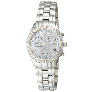 Citizen #FB1180-56D Women's Eco Drive Stainless Steel Miramar 26 Diamond MOP Dial Sports Watch