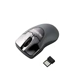 ELECOM ファイナルファンタジーXIVモデル Micro Grast POP レーザーマウス 3ボタン チルト 2.4GHz ブラック M-PGDLBK-FF
