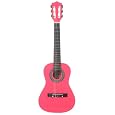 Barcelona 30-Inch 1/2-Size Nylon String Classical Acoustic Guitar - Pink