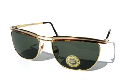 Gold & Copper Brown Formosa Cafe Incognito Sunglasses / Mens and Womens Retro Vintage 80's 90's