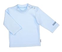 Sterntaler 74900 T-Shirt uni aus Jersey mit Label "Sterntaler" Gr&ouml;&szlig;e 62 Farbe bleu (Farb-Nr. 31), FJSO09