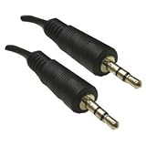Buy 3.5 MM (1 8) Stereo Cable Male to Male 6 Feet - Connects iPod to audio input on home stereo or... 