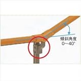 LIXIL TOEX　グリップライン　歩行補助手すり　フロント自在傾斜ブラケット　【リクシル】 　マイルドブラック