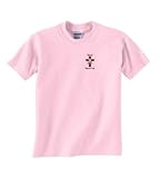 Personalized custom embroidered Christian Breast Cancer Survivor pink ribbon t-shirt, mens size x-large, white Personalized custom embroidered Christian Breast Cancer Survivor pink ribbon t-shirt, mens size x-large, white