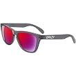 Oakley Frogskins Men's Limited Collector Editions Designer Sunglasses w/ Free B&F Heart Sticker - Crystal Black/Positive Red Iridium