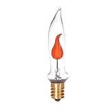 Bulbrite Flicker 3W Flame Tip Chandelier Bulb