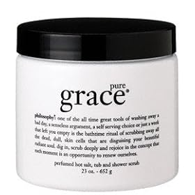 philosophy - pure grace - perfumed hot salt, exfoliating tub and shower scrub
