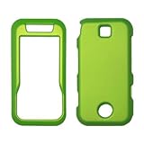 Neon Green Rubberized Snap-On Cover Hard Cell Phone Protector Case for Moto ....