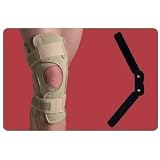 Thermoskin Hinged Knee Wrap with Dual Pivot, Beige - Small (12-13 Inch)