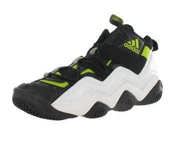 Cheap Adidas Kids' Top Ten 2000 Basketball Shoe Black, Yellow, White