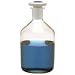 Kimble Kimax Glass Media/Storage Bottle, with Rubber-Lined Phenolic Closure