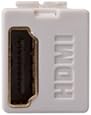 Leviton 40834-I Feed Through, QuickPort HDMI Connector, Ivory