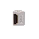 Leviton 40834-I Feed Through, QuickPort HDMI Connector, Ivory