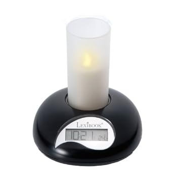Lexibook WB100 Radio Réveil bougie électronique Lexibook WB100 Radio Réveil bougie électronique