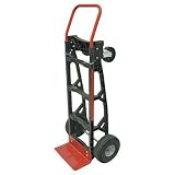 Milwaukee Hand Truck - 500-Lb. Capacity, Nylon/Poly, Convertible, Model# 40611