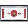NHL Ottawa Senators Framed Hockey Rink Mirror