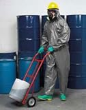 Chemmax 3 Coverall with Hood, Boots and Elastic Wrists - 6 per case - Small