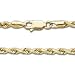 20 inch Diamond Cut Rope Chain in 14k Yellow Gold